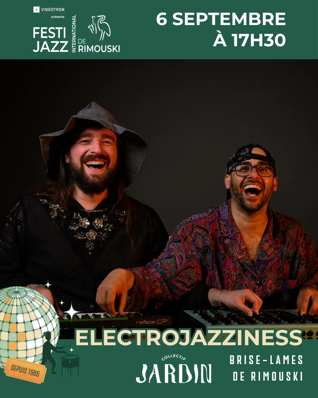 Electrojazziness — Festi Jazz au Brise-Lames, 6 septembre 2026
